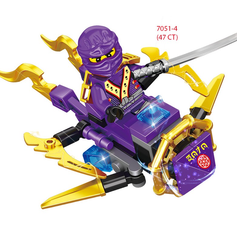 [Mã TOY77 giảm 15% đơn 99K] Lego Ninjago Rồng, Quái thú, Phi thuyền, Hắc Mã 7051 [Siêu Hot 2020]