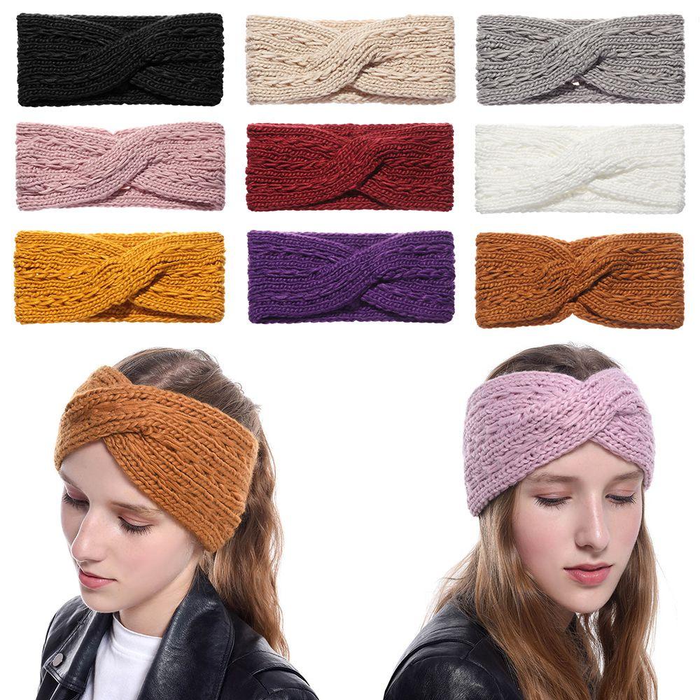 JONYE Băng Đô Dệt Kim Bản Rộng Phong Cách Thể Thao Cho Nữ