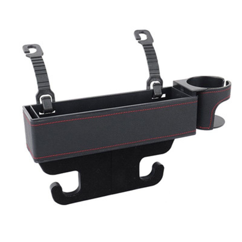 Hộp Đựng Đồ Dùng / Chìa Khóa / Khe Hở Ghế Ngồi Xe Hơi Kèm 2 Ngăn Đựng Tiền Xu Tiện Dụng