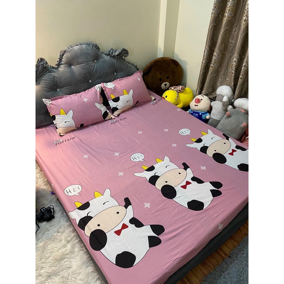 Ga bọc đệm bo chun,kích thước 1m2,1m4,1m5,1m6,1m8-vải cotton poly