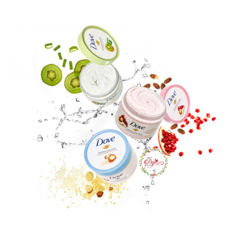 Tẩy tế bào chết toàn thân Dove set 3 hộp