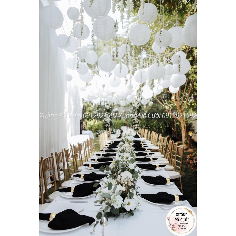 🏮 Đèn Lồng Vải Lụa Size 20cm Trang Trí Trung Thu 🏮