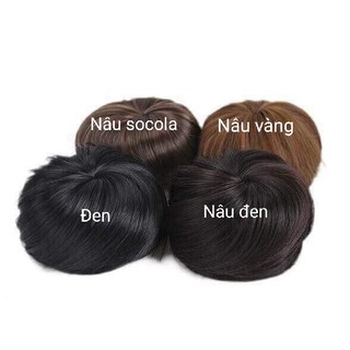 [ hàng hót, chuẩn loại 1 ] tóc giả nữ búi tỏi, búi tròn cao cấp