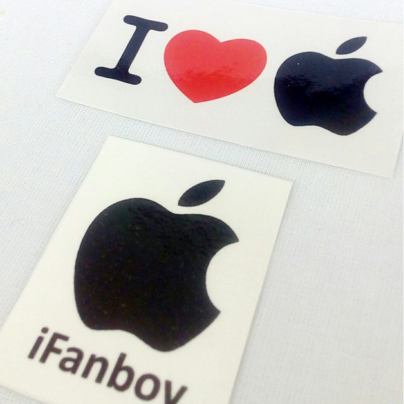 Apple Miếng Dán Trang Trí Laptop Hình Logo Boy Độc Đáo