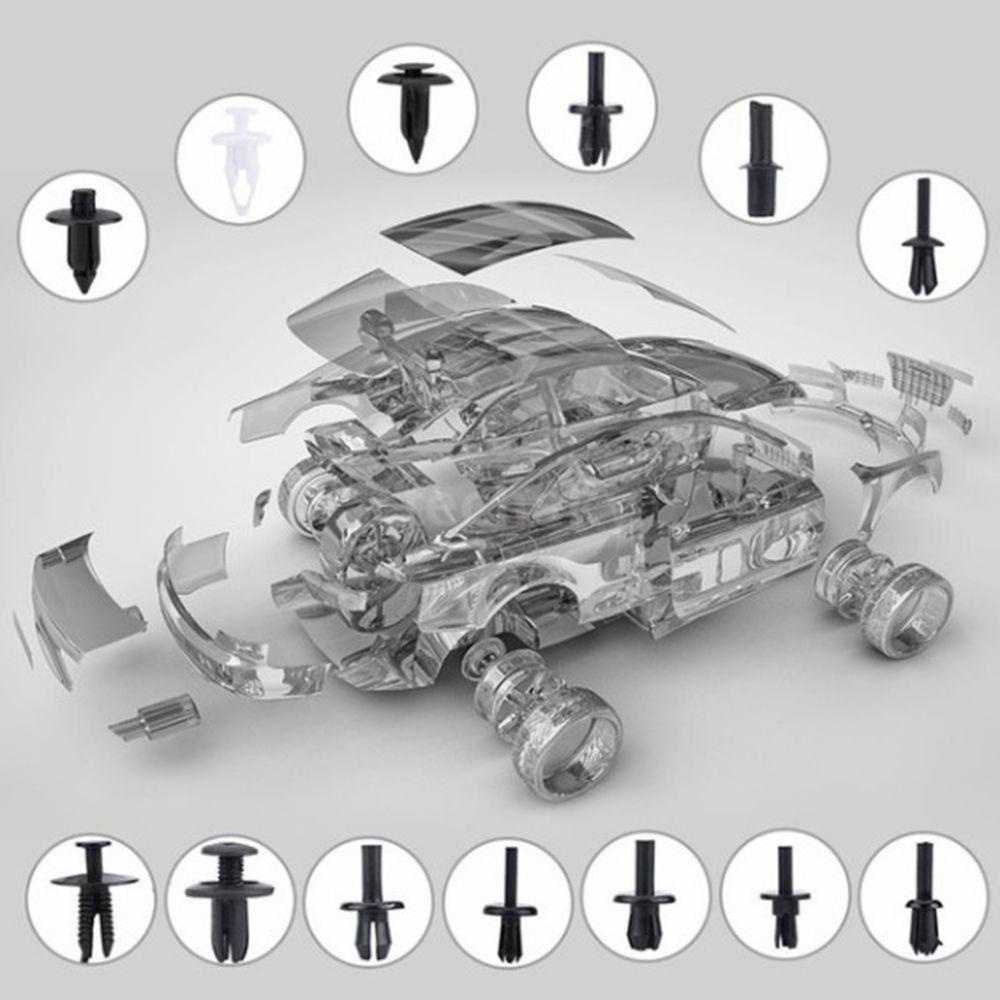 Set 100 Đinh Tán Bằng Nhựa Phụ Kiện Cao Cấp Cho Xe Ô Tô Fender