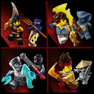Phantom Ninja Series Kai Zan Jay Kou Ninja Battle Minifigures Đồ chơi