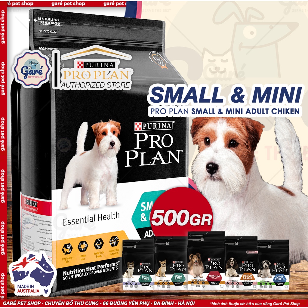 2.5kg - Hạt Purina Pro Plan cho Chó giống nhỏ trưởng thành ProPlan Adult Dog Small &amp; Mini Chicken thức ăn hạt dinh dưỡng