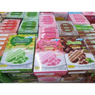 SHERBIE BỘT LÀM KEM ĐÁ NHẬT VỊ DÂU/SOCO/DƯA LƯỚI 46G