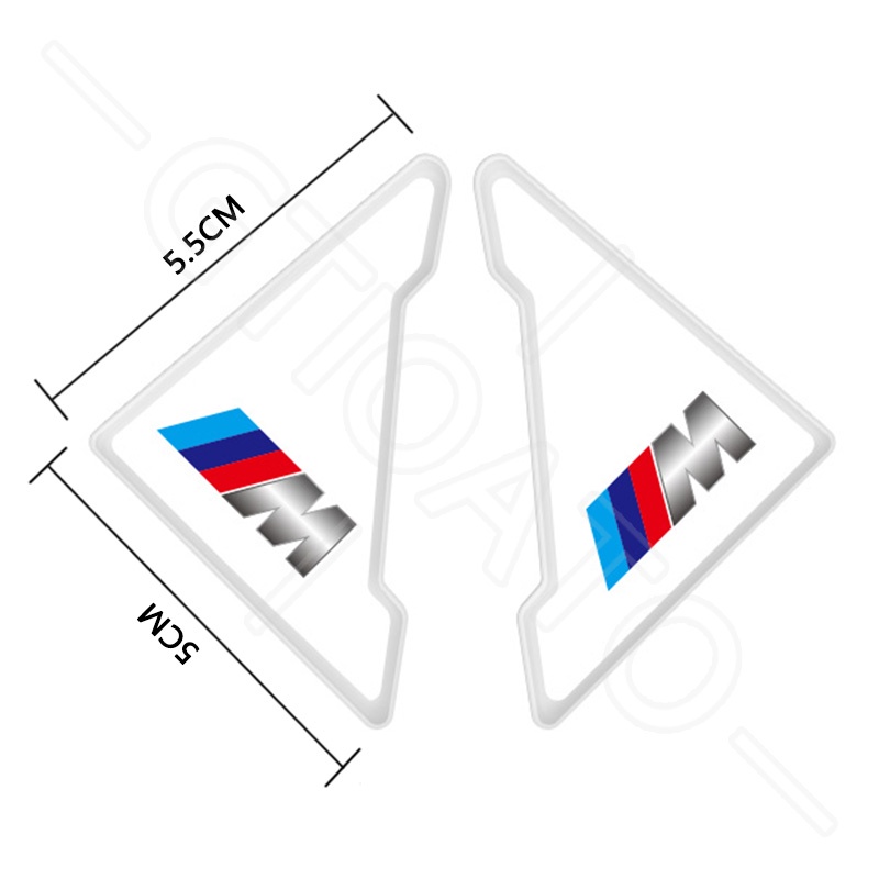 GTIOATO Cho BMW M ChốNg Va ĐậP CửA Ô Tô Dán Góc Cửa Ô Tô Miếng Dán Chống Trầy Xước Ô Tô Miếng Dán Xe Phụ KiệN Xe HơI Cho BMW X4 E46 E90 F30 F10 1 X2 8 118I 320i M4 E60 218i X5 M3 318i X7 E39 7 E36 E30 530i M8 520i X6 Z4 420i 220I Z3 325I 316I
