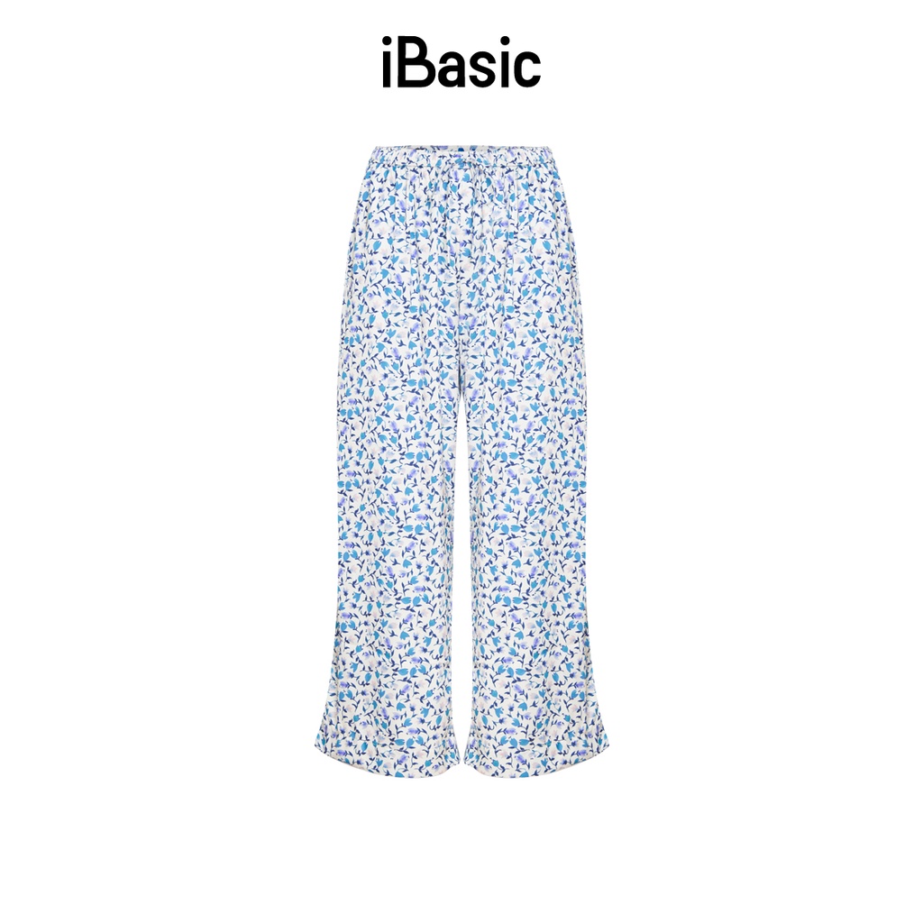 Quần dài nữ lụa satin iBasic HOMW026