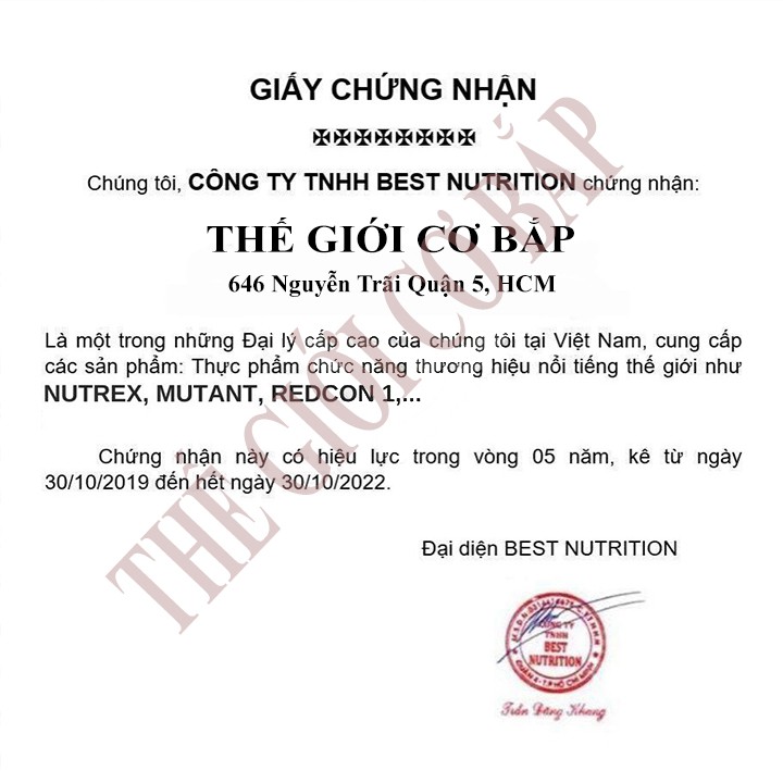 MUTANT BCAA 9.7 thực phẩm cao cấp bổ sung tằng sức bền cho GYMMER tập GYM 30 lần dùng.