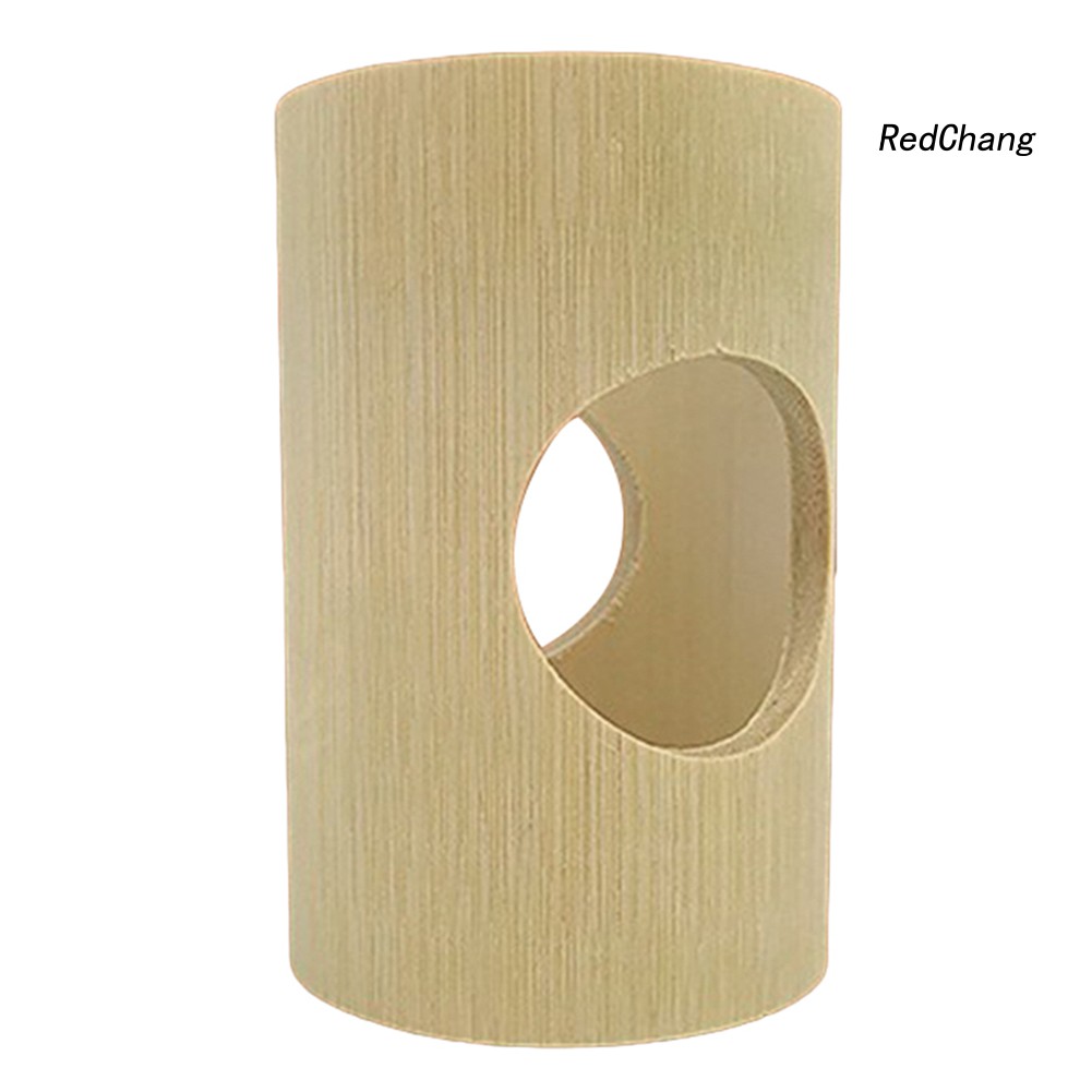 Ống Đường Hầm Gỗ Tre 2/ 4 Lỗ Cho Chuột Hamster