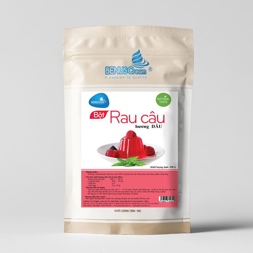 Rau Câu pha sẵn - 1kg BENusCream