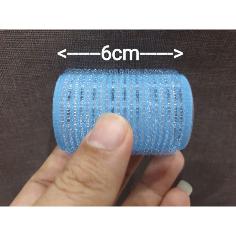 Lô Quấn Tóc Tự Dính, Lô Gai Uốn Tóc Xoăn Tự Dính Size 2cm, 3cm, 4cm.(Ảnh thật)