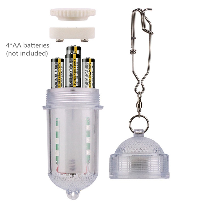 QQ Đèn LED 12 Bóng Siêu Bền Chống Thấm Nước Để Câu Cá Vào Ban Đêm