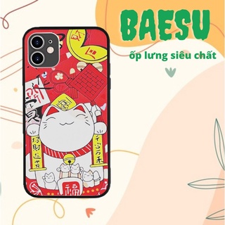 Ốp Iphone 2022 Mèo Thần Tài May Mắn BAESU Cho Iphone 6 7 8 Plus 11 12 13 Mini Pro Max X Xr  CHUTET21040