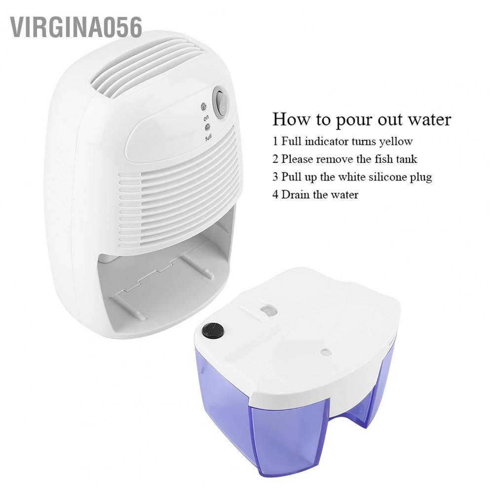 Máy Tạo Độ Ẩm Không Khí Mini Tự Động Virgina056 110-240v Cho Tủ Quần Áo