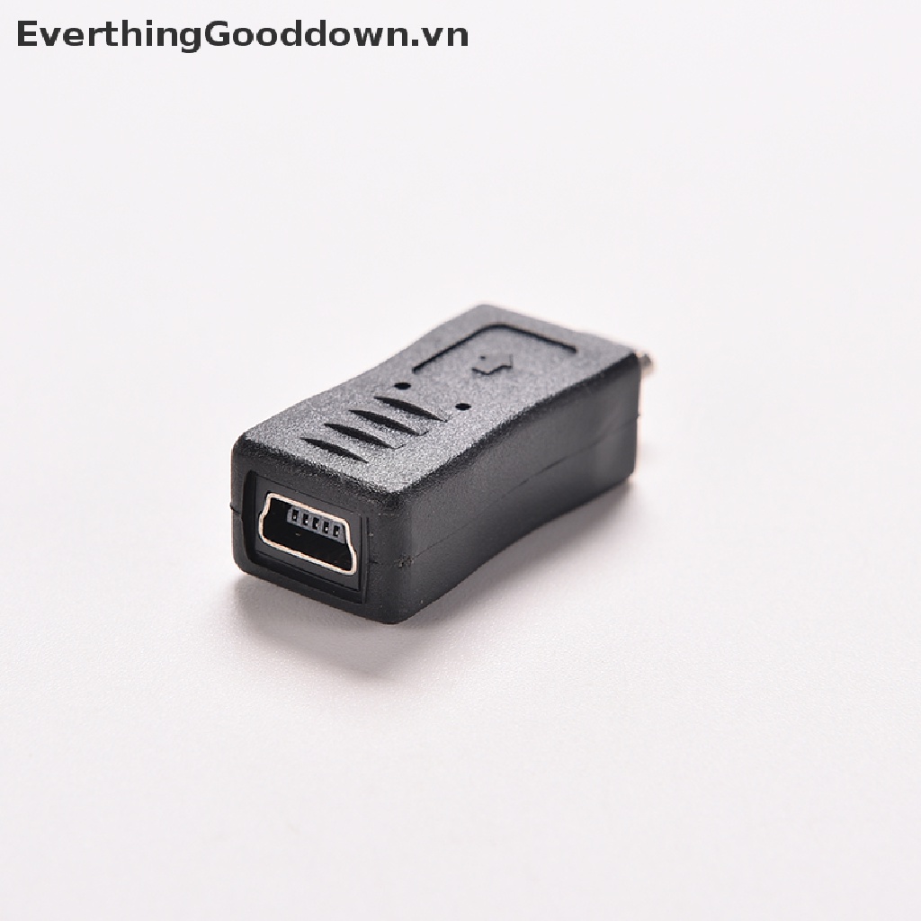 Everthinggooddown 1 Đầu Chuyển Đổi Mini USB Female Sang Micro USB Male F / M