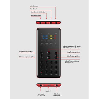 Sound Card Mobile K600 Auto Tune Live Stream