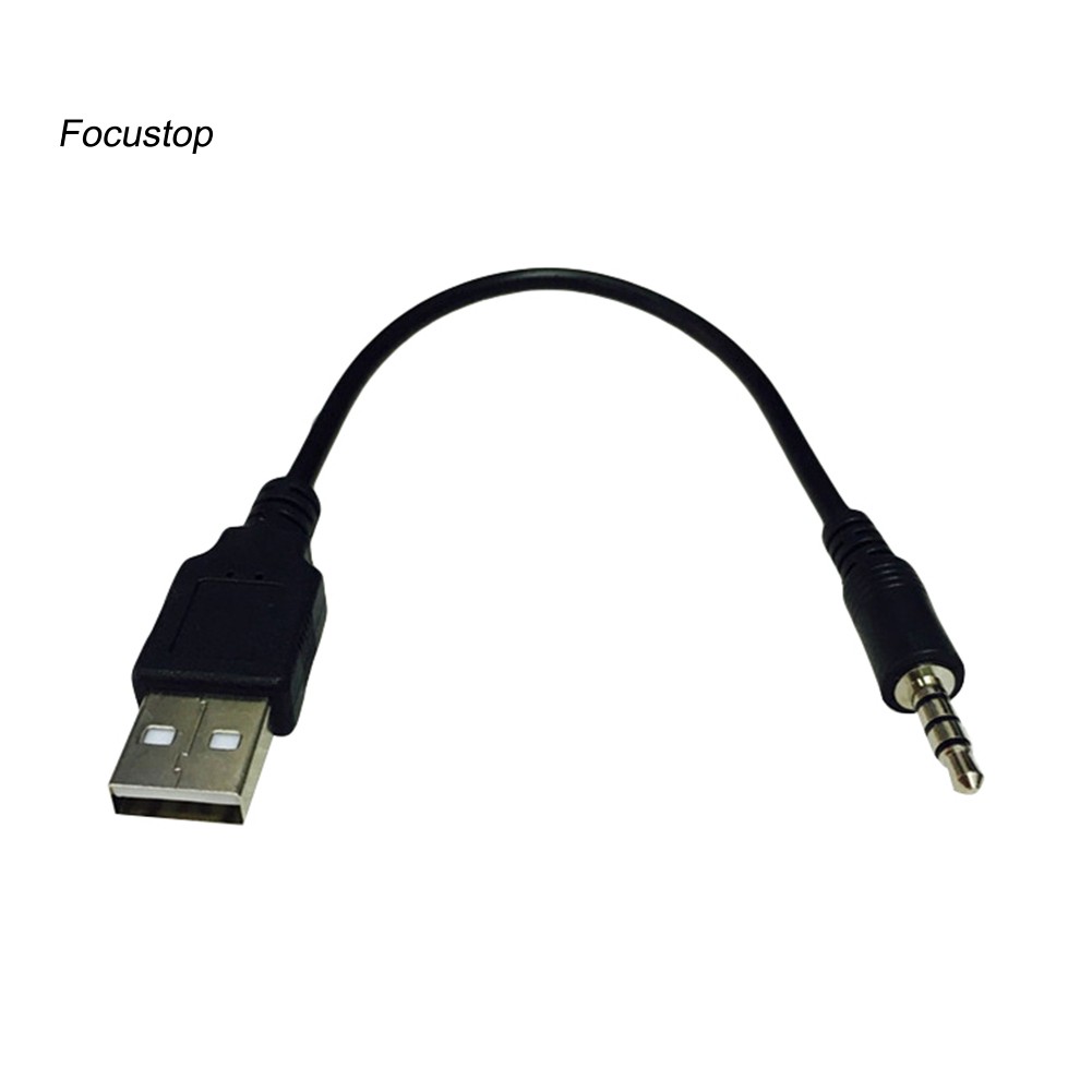 Dây Cáp Chuyển Đổi Âm Thanh Từ Đầu Cắm 3.5mm Sang Cổng Usb Aux Cho Mp3 Trên Xe Hơi