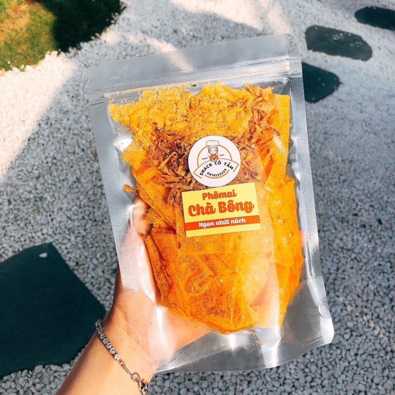 Bánh Tráng Miếng Trộn Phô Mai Chà Bông Ngon-Bánh tráng lắc phomai ngon đậm vị/Snack Cô Tấm