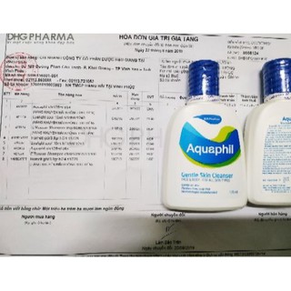 Sữa rửa mặt Aquaphil 125ml DHG Pharma
