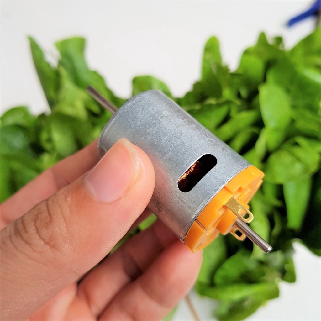 Động cơ motor mô tơ mini 380 loại 2 trục chất lượng cao - 12V-24VDC - 21200rpm - Công suất cao - LK0025