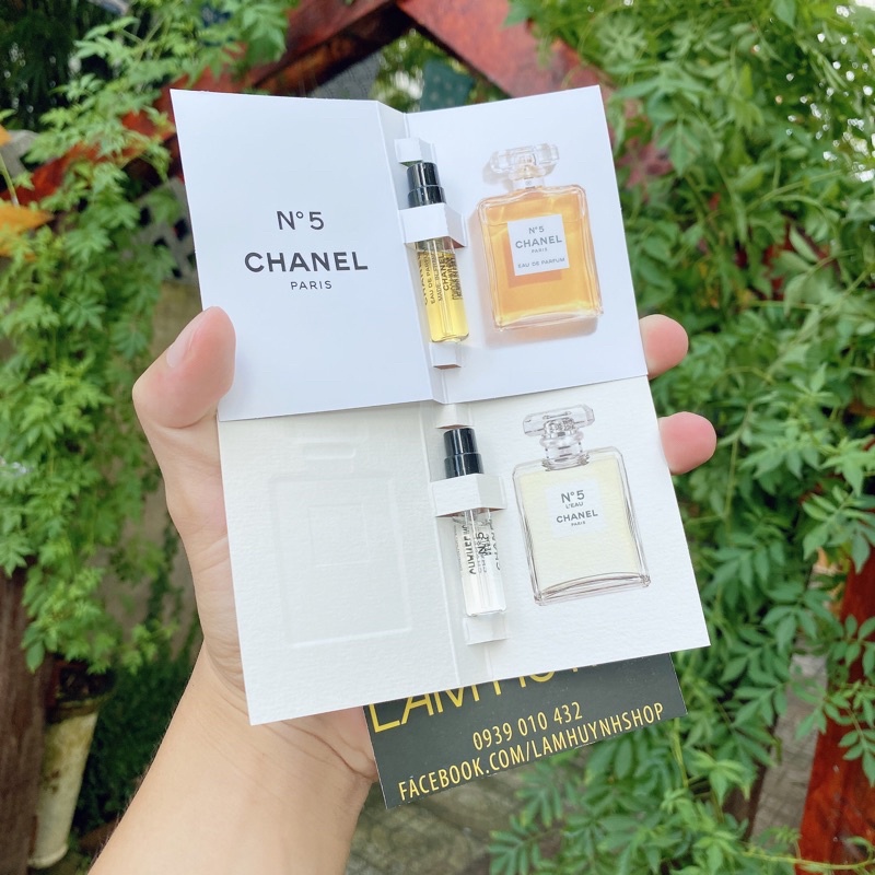 Vial nước hoa các loại Chanel 1,5ml