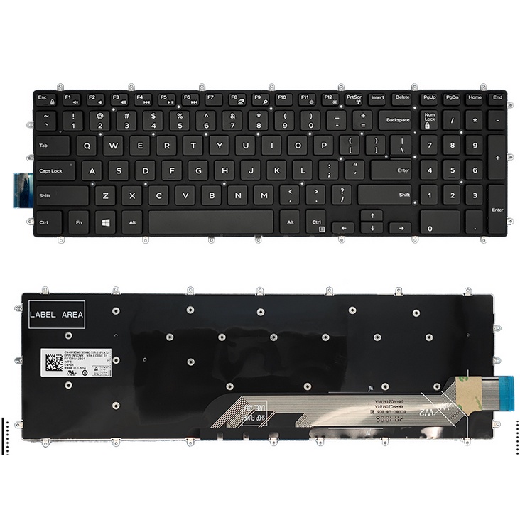 Bàn Phím Rời Cho Laptop Dell G3-3579 3779 3590 G5 5587 G7 7588 7590