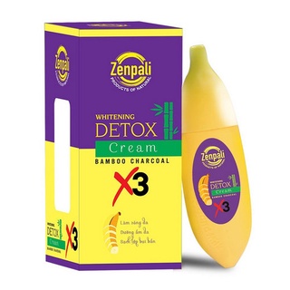[QUÀ TẶNG] Chuối Ủ Trắng, Thải Chì Zenpali Chính Hãng - WHITENING DETOX CREAM (Tặng Băng Đô Tai Thỏ)
