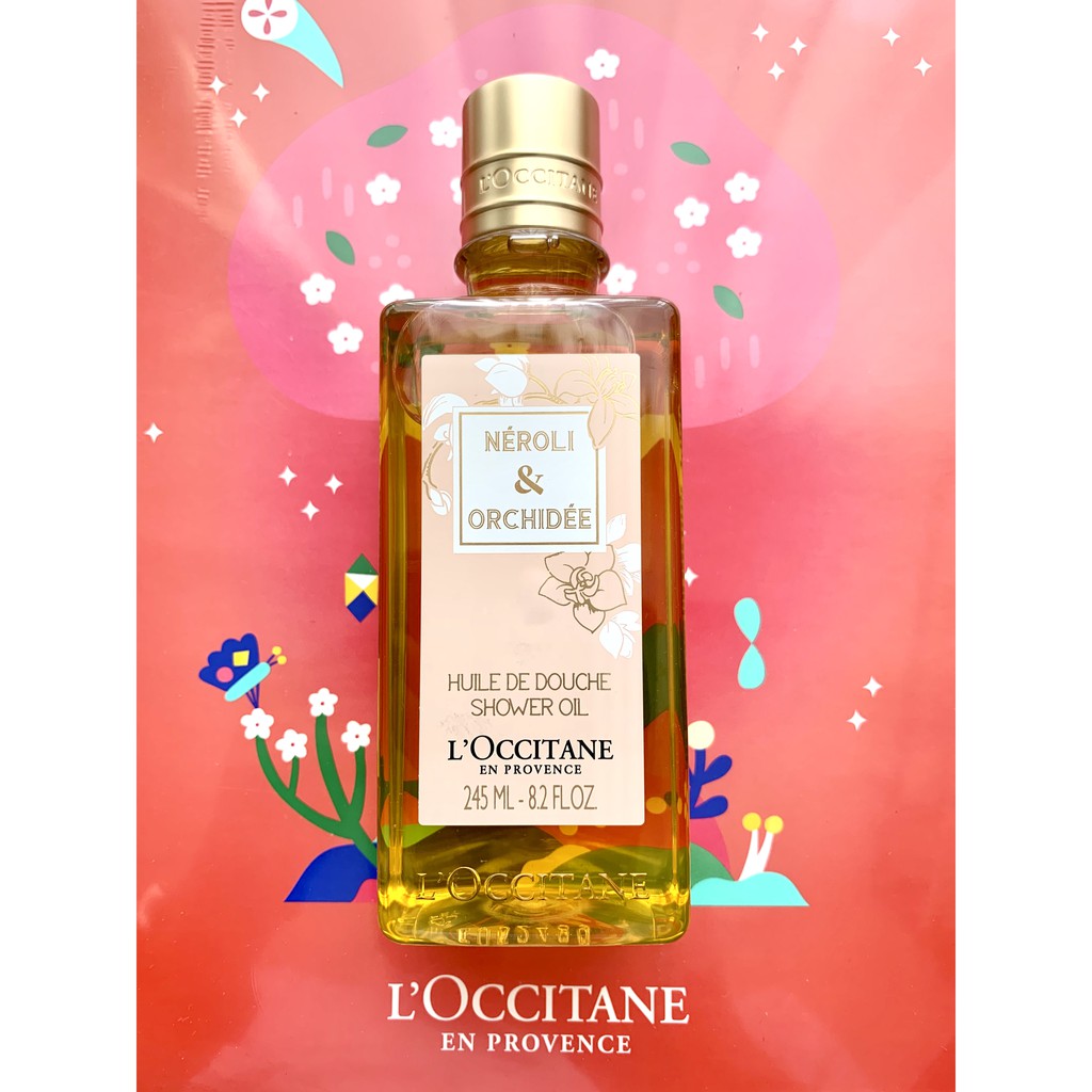 [BILL US/FR] L'Occitane Dầu Tắm Néroli &amp; Orchidée Shower Oil 245ml [NEW 2020]