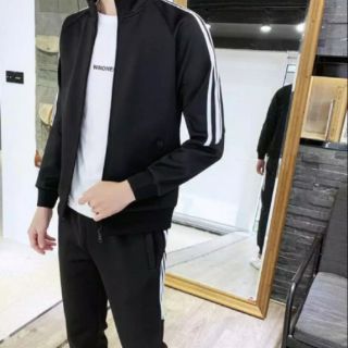 Áo khoác 3 sọc cổ đứng