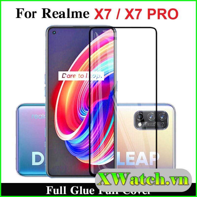 Cường lực Full màn Full keo Realme GT Neo 2 NC21Y V15 X7 pro Realme X2 pro Realme 3 pro Realme 5 5i Realme Q / 5 pro ...
