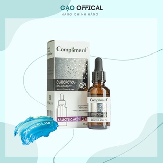 [HÀNG CHÍNH HÃNG] Serum Compliment 2% BHA_serum Vitamin C 20% Sản phẩm dưỡng da chuyên sâu_Làm sáng màu da tổng thể