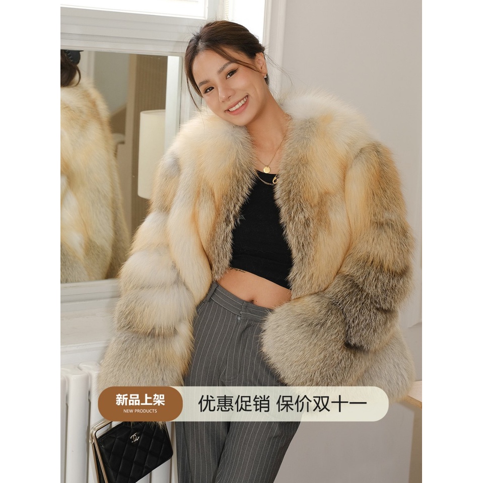 áo khoác lông cổ tròn cao cấp mềm mại sang chảnh quý phái phong cách châu âu sành điệu trẻ trung. hàng QC KCC1208