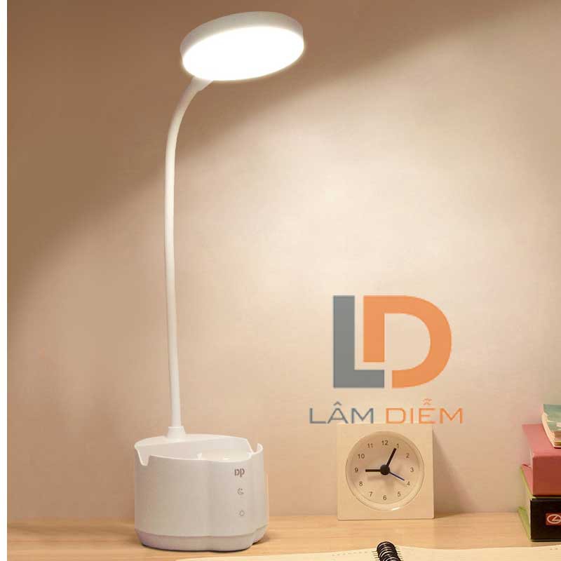 ĐÈN ĐỂ BÀN PIN SẠC USB LED CHỐNG CẬN THỊ 2 CHẾ ĐỘ SÁNG DP 6055