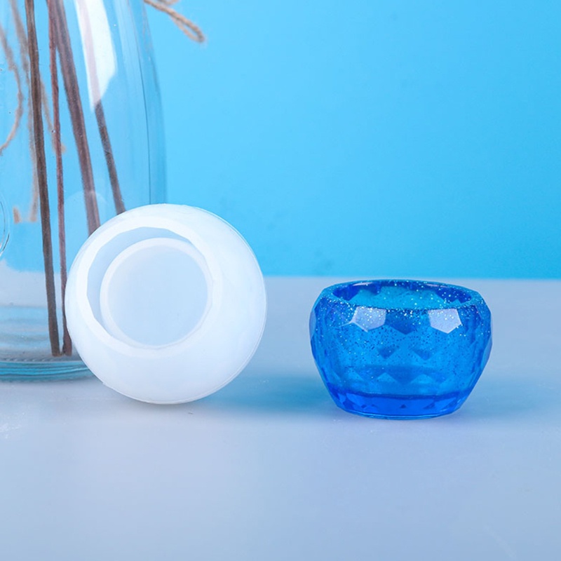 Khuôn Làm Đĩa Bằng Silicone Epoxy UV Hình Thoi Nhỏ