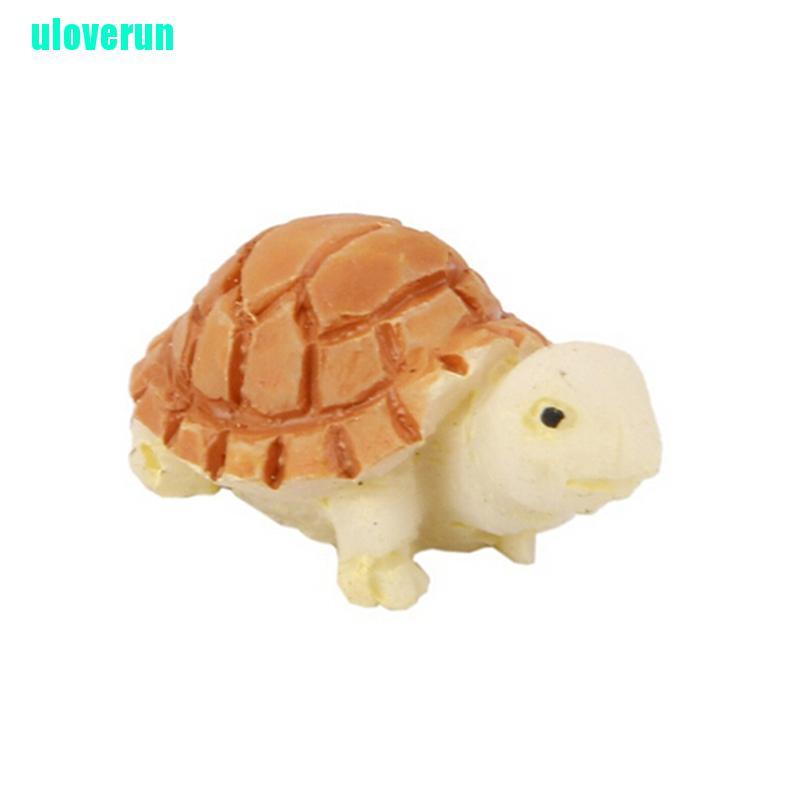 Bộ 2 Mô Hình Rùa Mini Trang Trí Sân Vườn