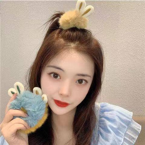 Dây buộc tóc hình thỏ xinh xắn