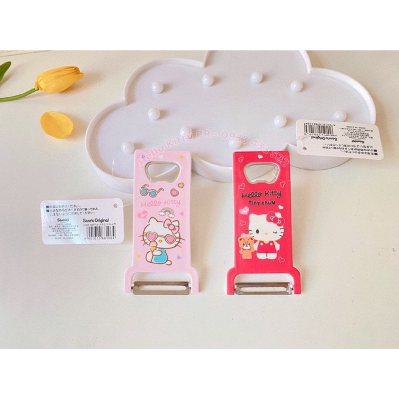 Dụng cụ mở khui nắp chai, dao bào đa năng Hello Kitty