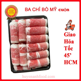 Thịt ba chỉ bò Mỹ Excel cắt mỏng Giao nhanh 1h HCM