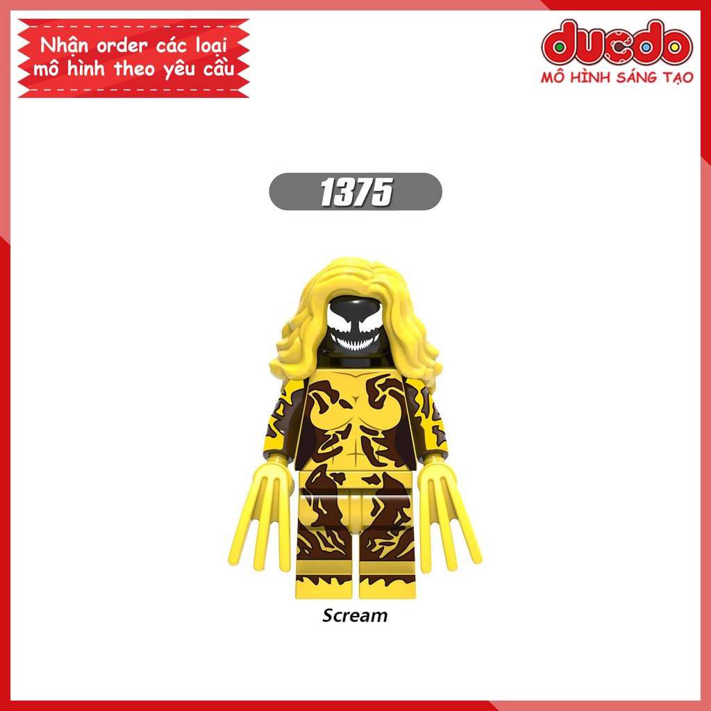 Minifigures các siêu anh hùng Iron Man, The Leader, Scream - Đồ chơi Lắp ghép Xếp hình Mini Mô hình XINH X0271