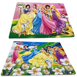 Tranh ghép mảnh các nhân vật hoạt hình các nàng công chúa cổ tích Disney