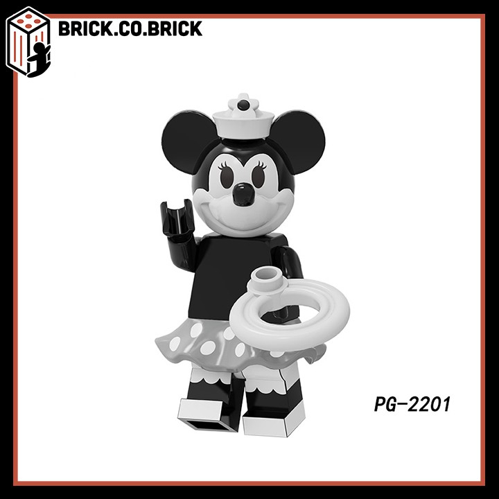 Disney Chuột Mickey Mouse và Vịt Donal Đồ Chơi Lắp Ráp Mô Hình Non LEGO Hoạt Hình Disney Movies PG8279