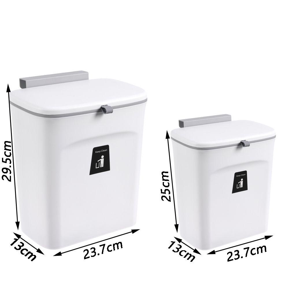 Thùng Rác 7L / 9L Gắn Tường Thiết Kế Thời Trang Tiện Dụng