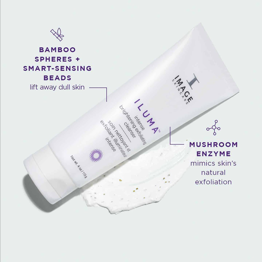 Sữa rửa mặt tẩy tế bào chết làm sáng da Image Iluma Intense Brightening Exfoliating Cleanser 113g