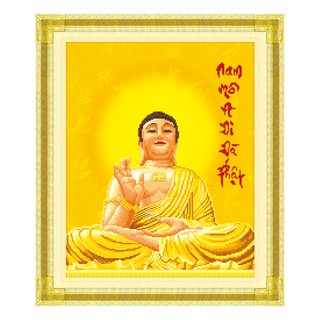 Tranh đính đá phật, chúa