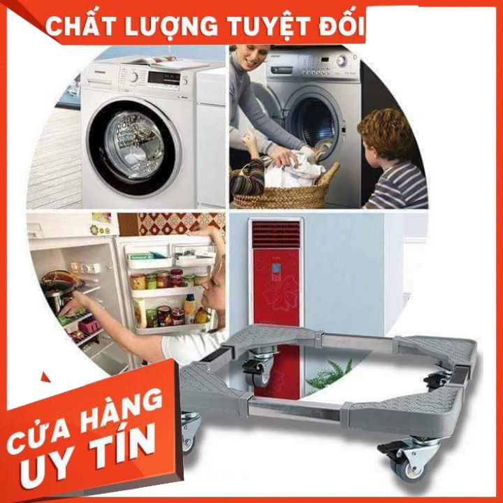 kệ máy giặt, máy rửa bát, tủ lạnh, máy sấy có bánh xe