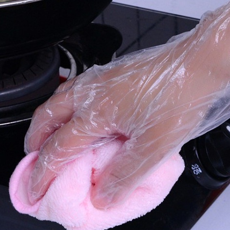 Set 100 Bao Tay Nilon Sử Dụng 1 Lần