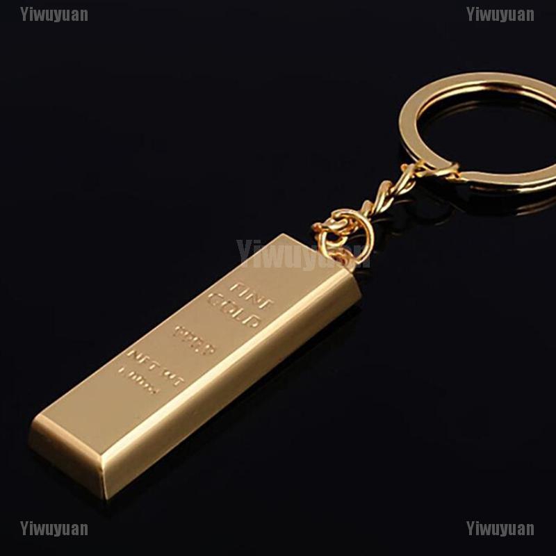 Móc Khóa Kim Loại Màu Vàng Độc Đáo Kích Thước 55X15X15X